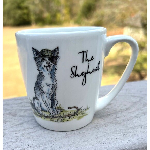 Queens by Churchill Country Pursuits The Shepherd Dog Ceramic Coffee Mug 8 oz - Picture 3 of 5